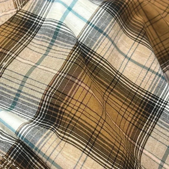 Carhartt Men's Rugged Flex Relaxed Fit Lightweight Long-Sleeve Snap-Front Plaid - Picture 8 of 8